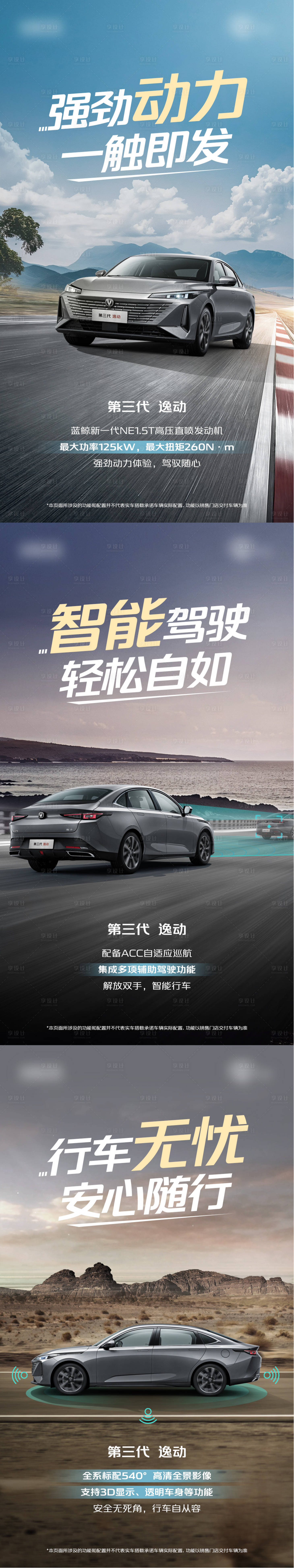 源文件下載【享設(shè)計(jì)】搜索編號(hào)：62050030008168898【汽車賣點(diǎn)功能系列海報(bào)】