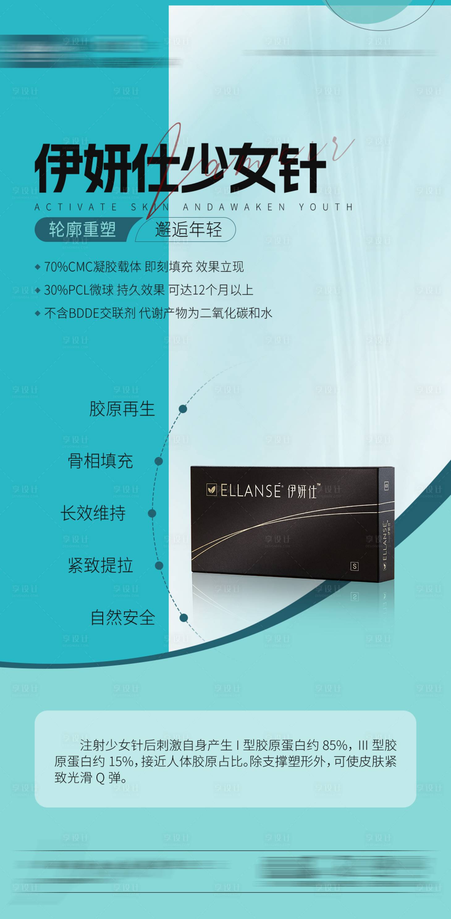 源文件下載【享設計】搜索編號：20610030124167702【玻尿酸伊妍仕少女針】