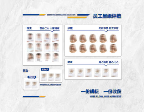 源文件下载【享设计】搜索编号：85340030456432412【口腔医院文化墙员工风采墙】