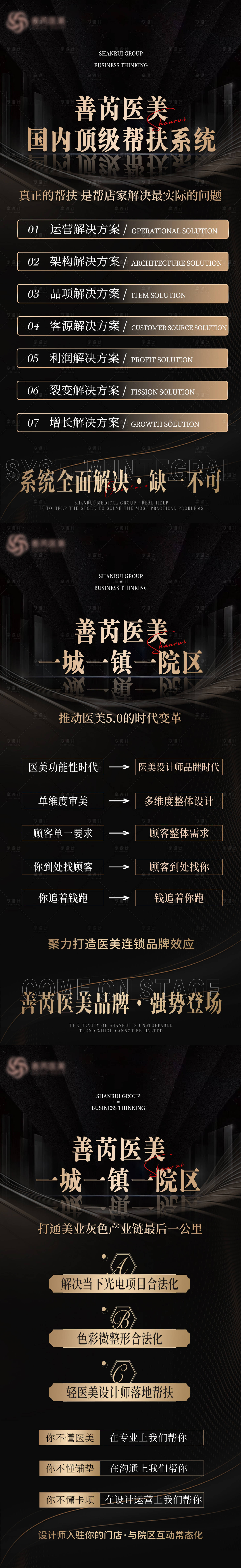 源文件下载【享设计】搜索编号：22160030108247291【医美招商赋能组图】