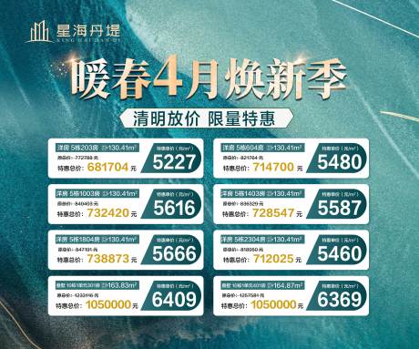 源文件下载【房地产特价钜惠房源展板】编号：54230029971033313