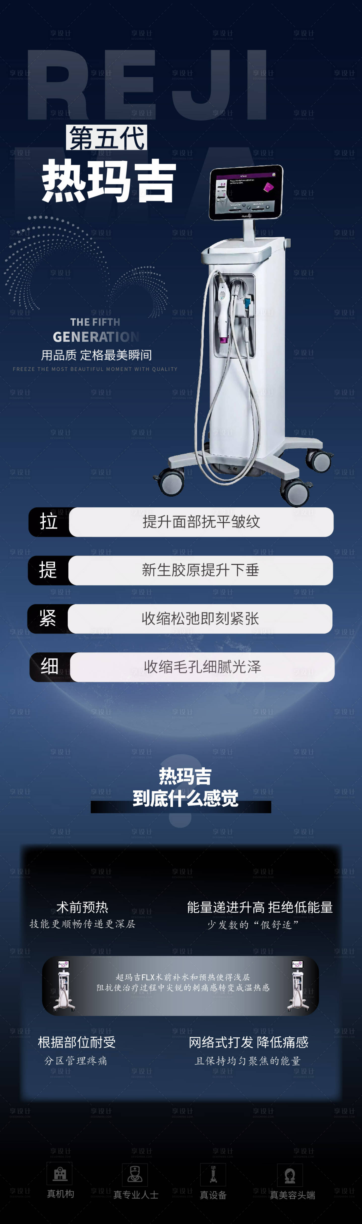 源文件下载【享设计】搜索编号：75160029886995548【医美热玛吉产品宣传海报】