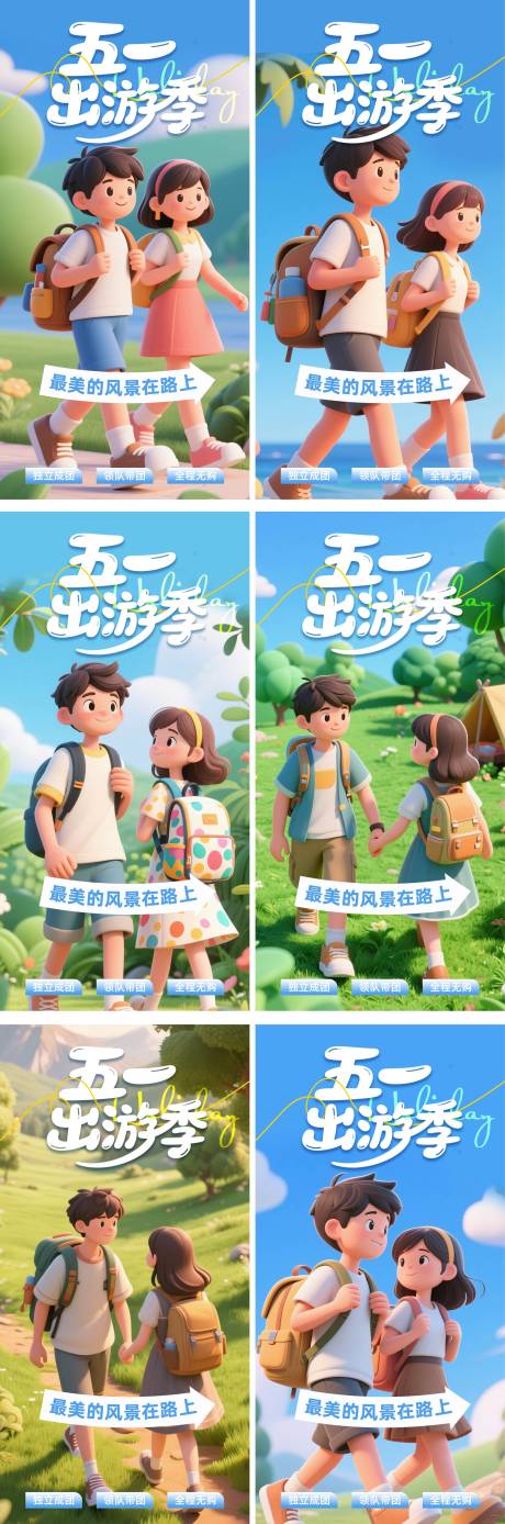 源文件下载【享设计】搜索编号：78770030454699097【五一出游季系列海报】