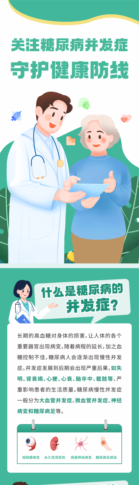 源文件下载【糖尿病医疗知识科普长图】编号：73580030269177232