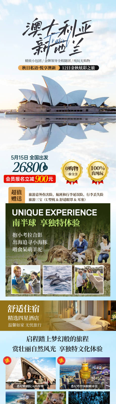 源文件下载【澳大利亚新西兰海报】编号：64460029940576420