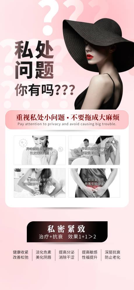 私密问题海报