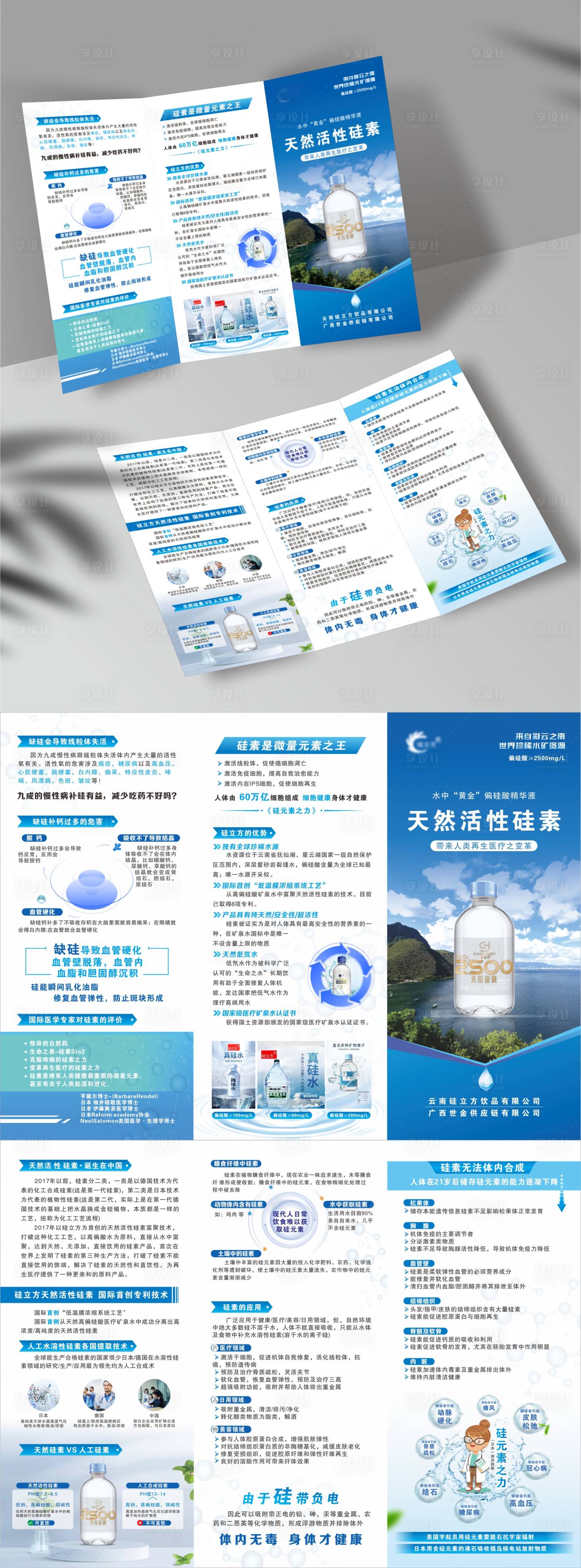 源文件下载【享设计】搜索编号：47420030102485251【硅立方三折页】
