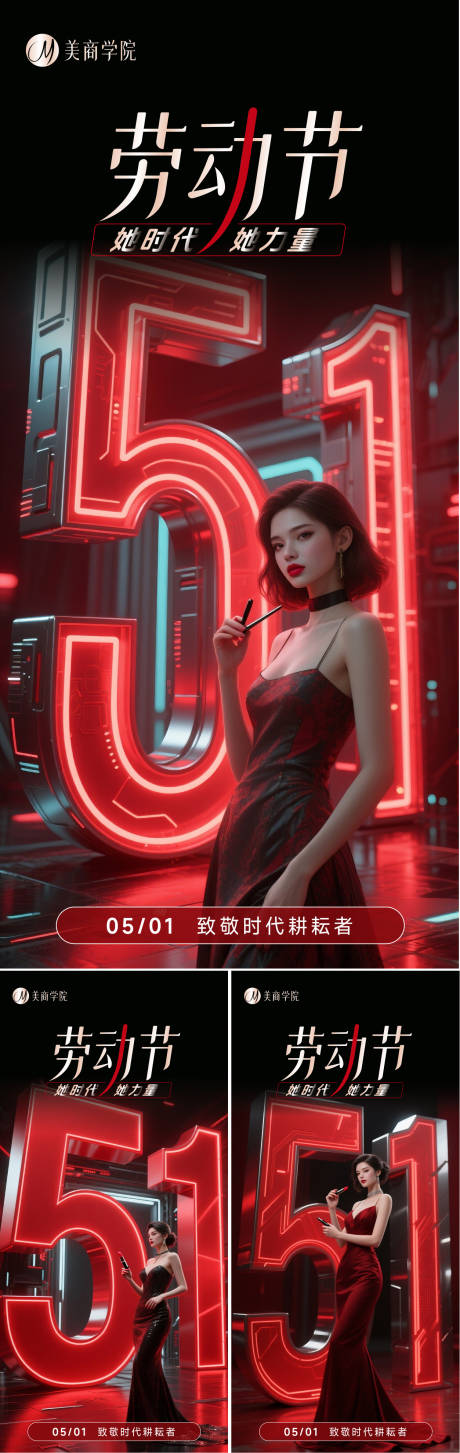 源文件下载【5.1劳动节海报】编号：93960030144604183