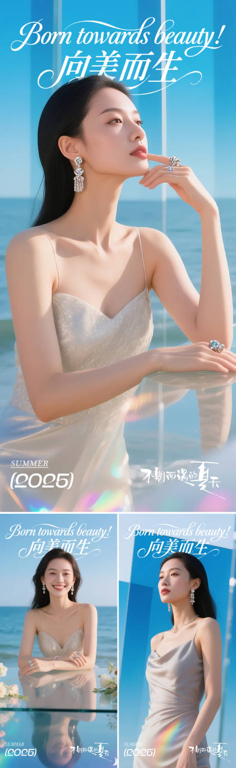 源文件下载【享设计】搜索编号：70990030410049099【美业早安人物系列海报】