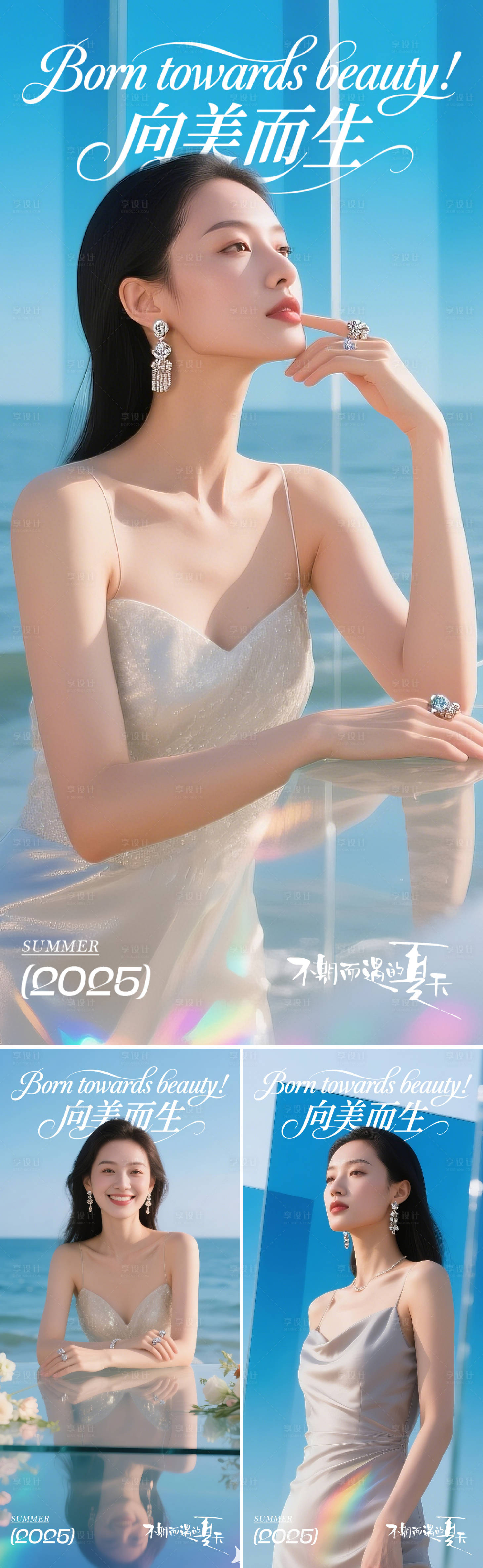 源文件下載【享設計】搜索編號：70990030410049099【美業早安人物系列海報】