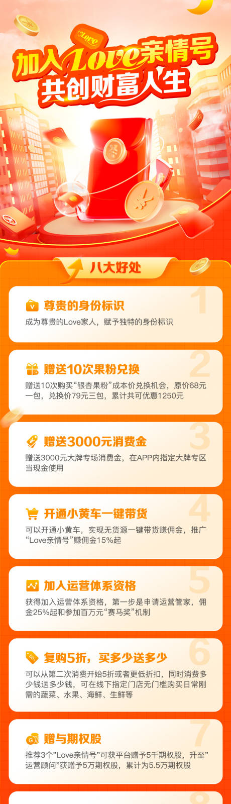 源文件下载【享设计】搜索编号：91950030407822485【企业宣传橙色渐变H5长图】