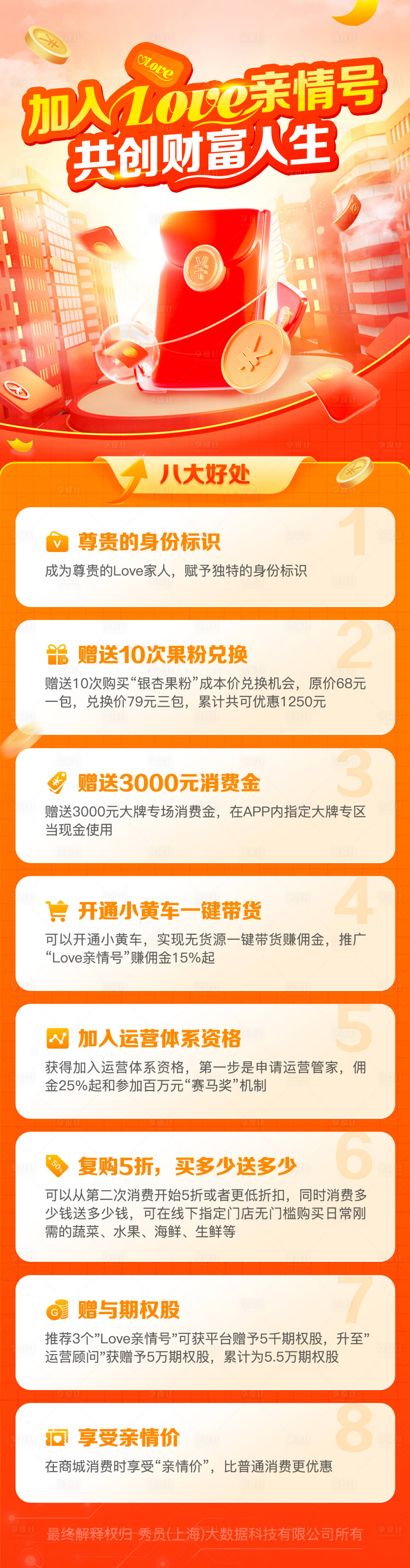 源文件下载【享设计】搜索编号：91950030407822485【企业宣传橙色渐变H5长图】