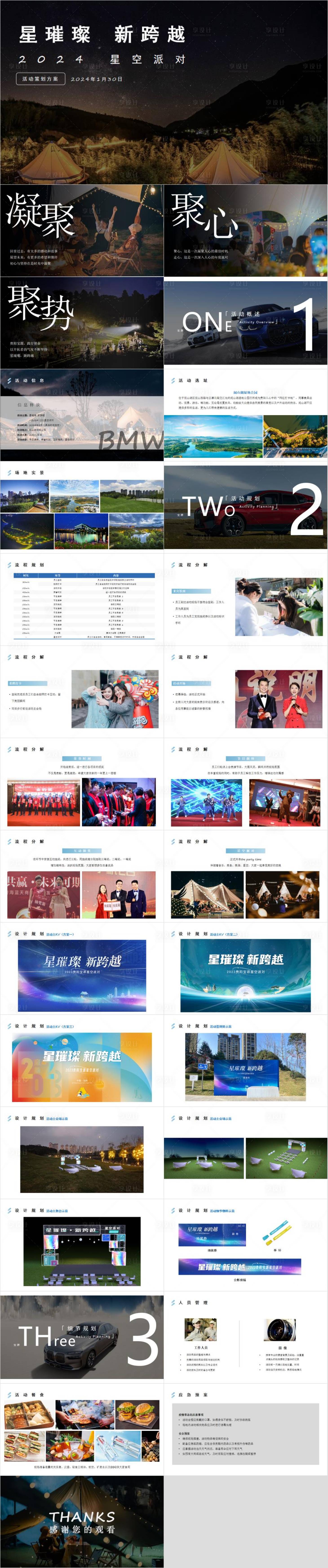 源文件下载【享设计】搜索编号：49590030271702691【星空派对暨周年庆典PPT】