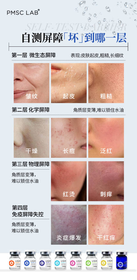 源文件下载【享设计】搜索编号：65120030227503959【美业水光肌肤科普海报】