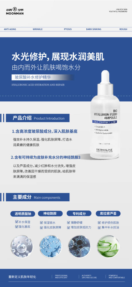 源文件下载【修护精华液海报】编号：92830030439457269