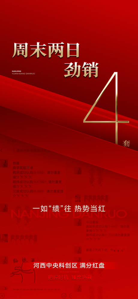 地产开盘热销人气火爆系列海报