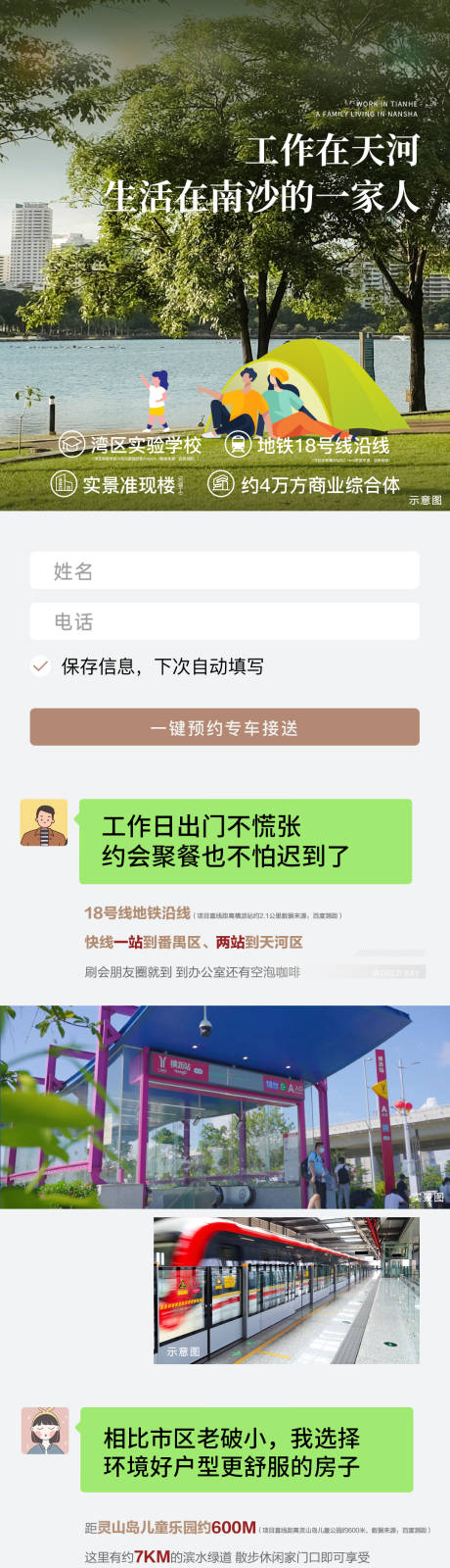 地产南沙价值点长图