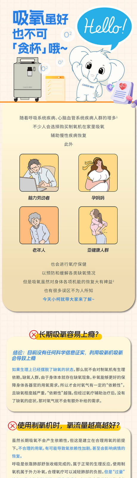 吸氧科普长图公众号