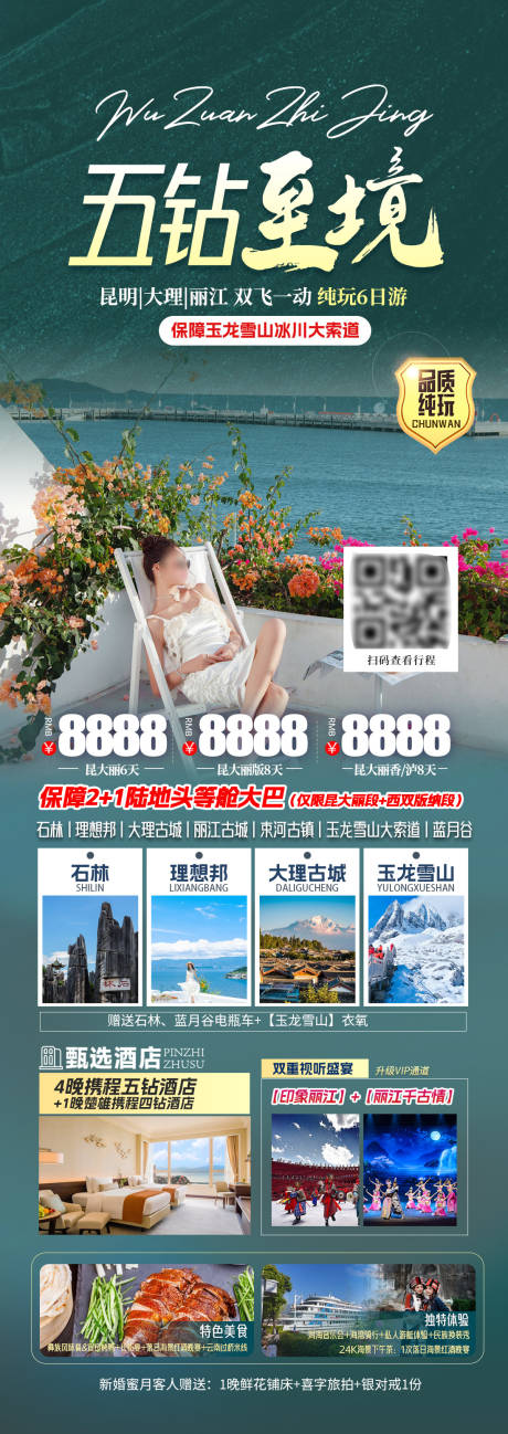 源文件下载【云南旅游海报】编号：53190030135267719