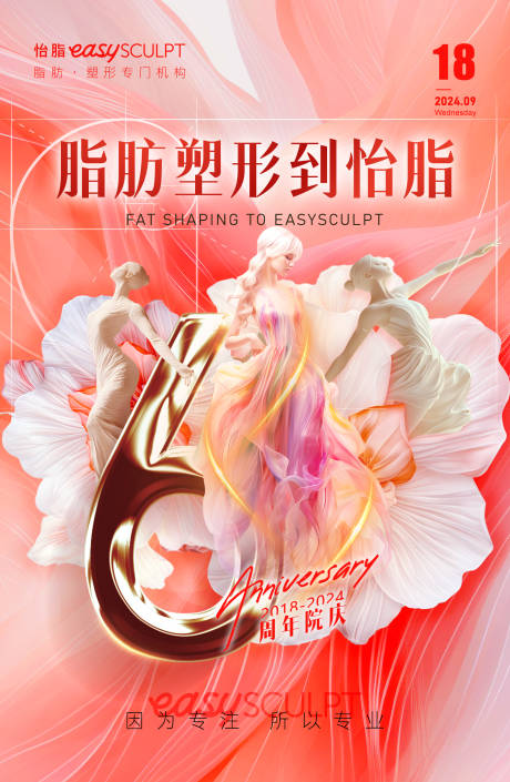 源文件下載【醫美六周年慶活動海報】編號：36300029915138348