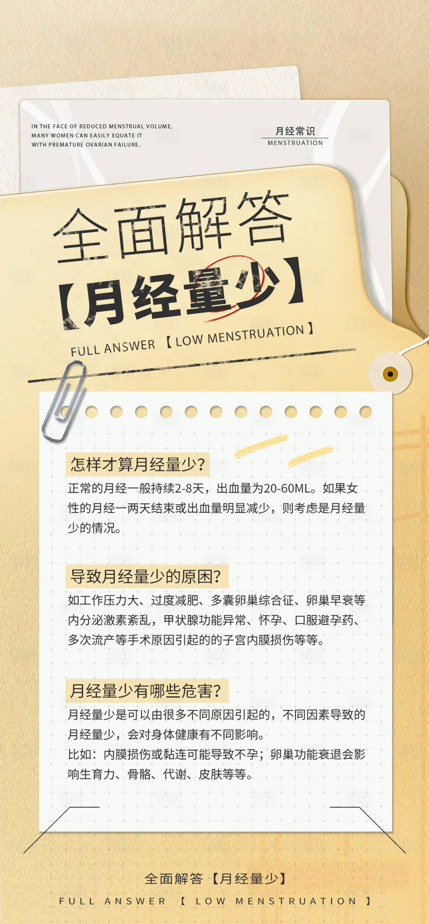 源文件下載【享設計】搜索編號：41460029959026640【女性健康科普宣傳產品海報 】