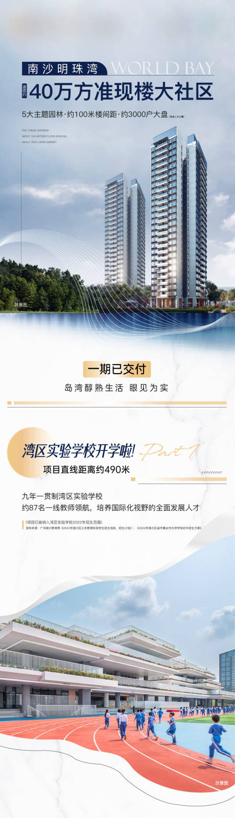 源文件下载【房地产项目准现楼价值点长图海报】编号：89930030094682199