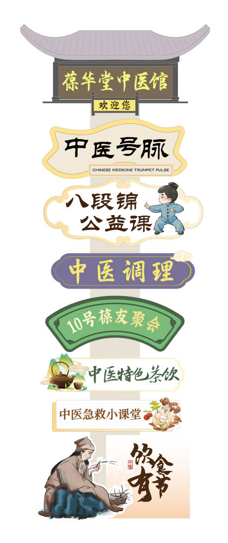 源文件下载【享设计】搜索编号：16960030046808969【中医展板】