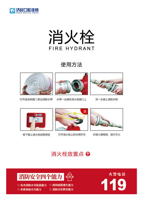 源文件下载【消防消火栓使用说明展板】编号：16550030379421745