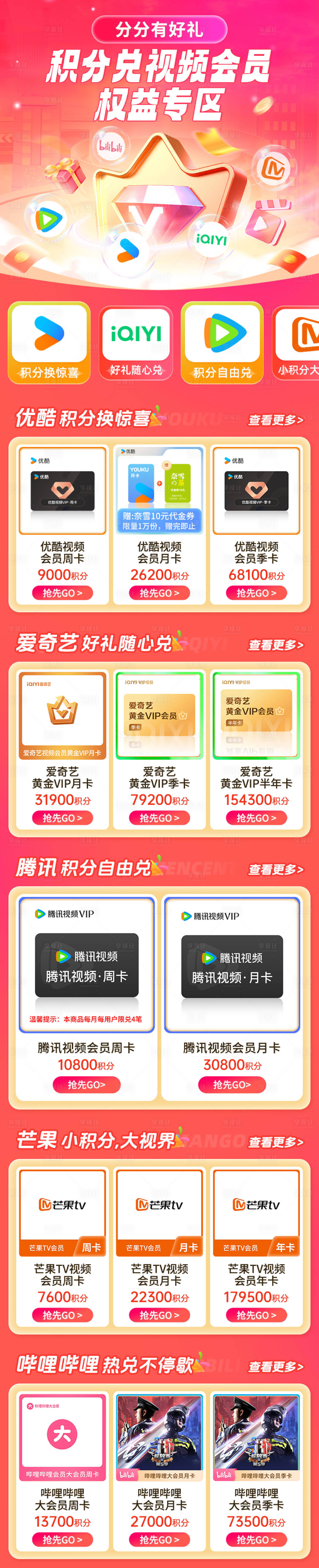 源文件下載【享設計】搜索編號：19780030295292208【虛擬權益視聽會員活動長圖海報】