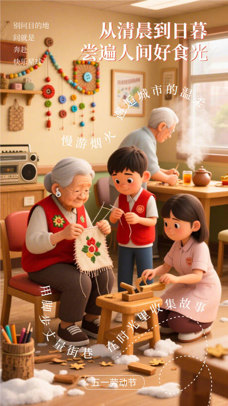 源文件下載【享設計】搜索編號：20050030385421687【五一勞動節溫馨海報】