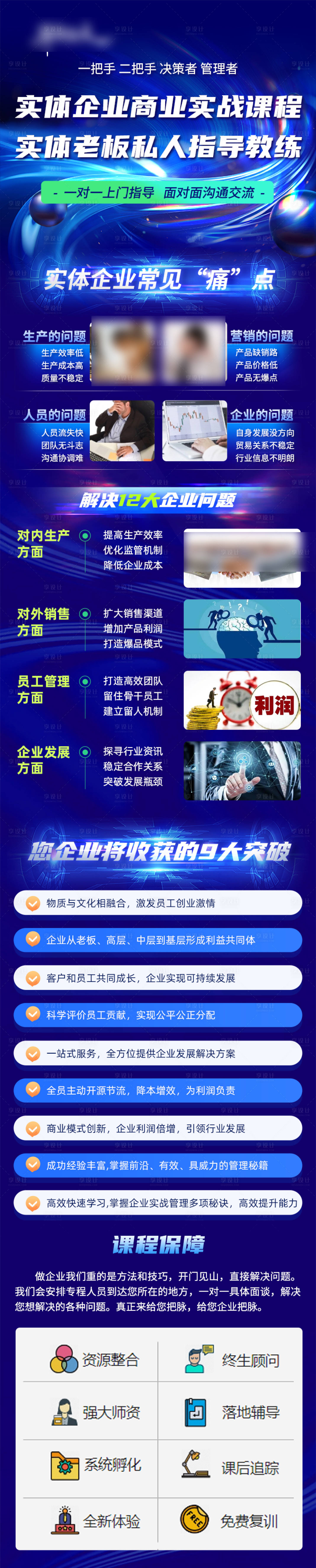 源文件下载【享设计】搜索编号：20050030110507634【实体企业商业实战课程长图】