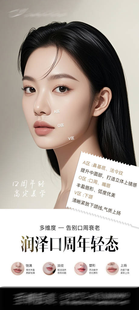 源文件下載【潤澤口周年輕化醫美海報】編號：55880030330102790