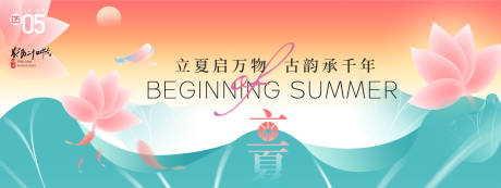 源文件下载【立夏节气展板】编号：77750030091925407