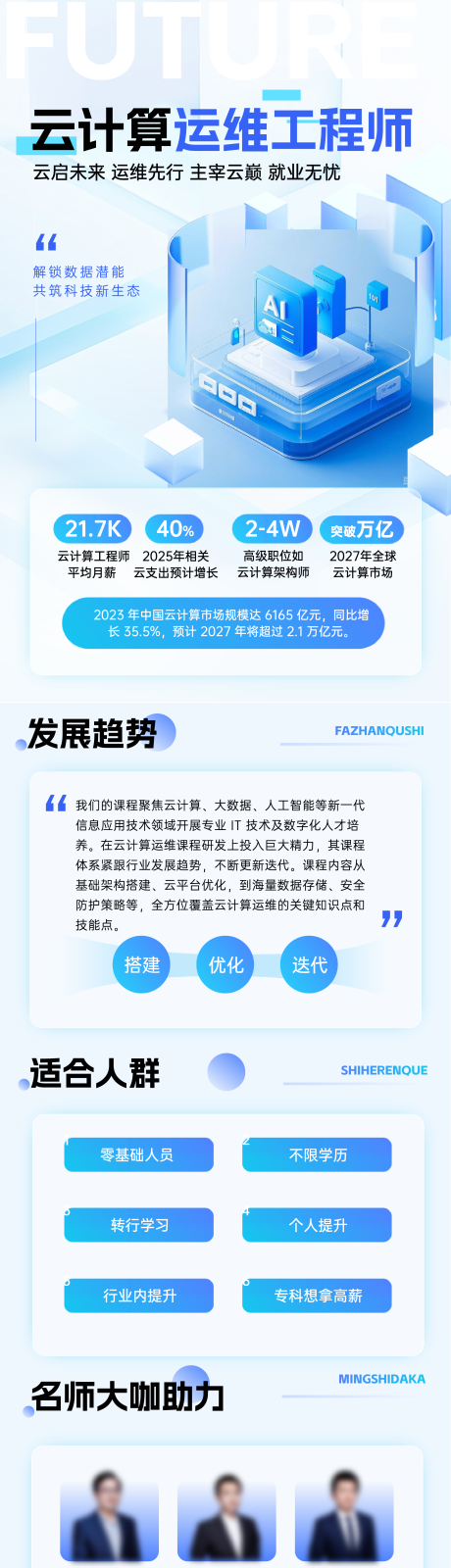IT培训清透感招生长图
