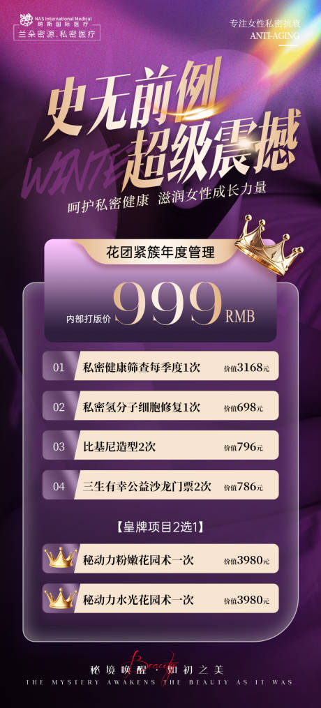 源文件下载【私密店家卡项海报】编号：77300030451257350