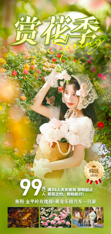 文旅赏花季海报