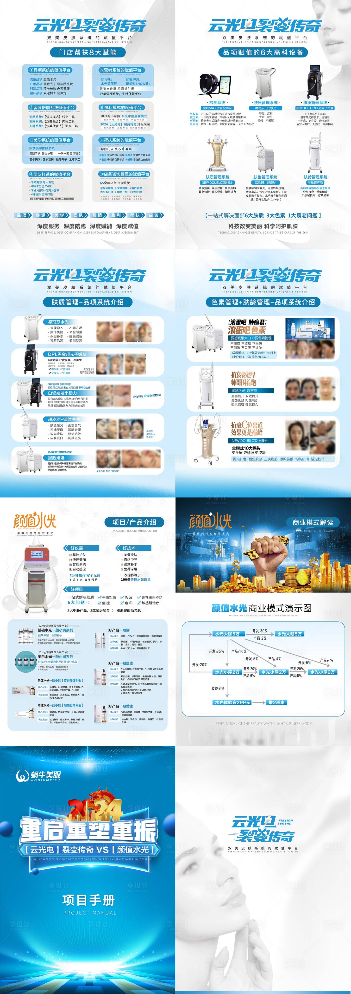 源文件下载【享设计】搜索编号：90840030310496069【美业招商项目手册】