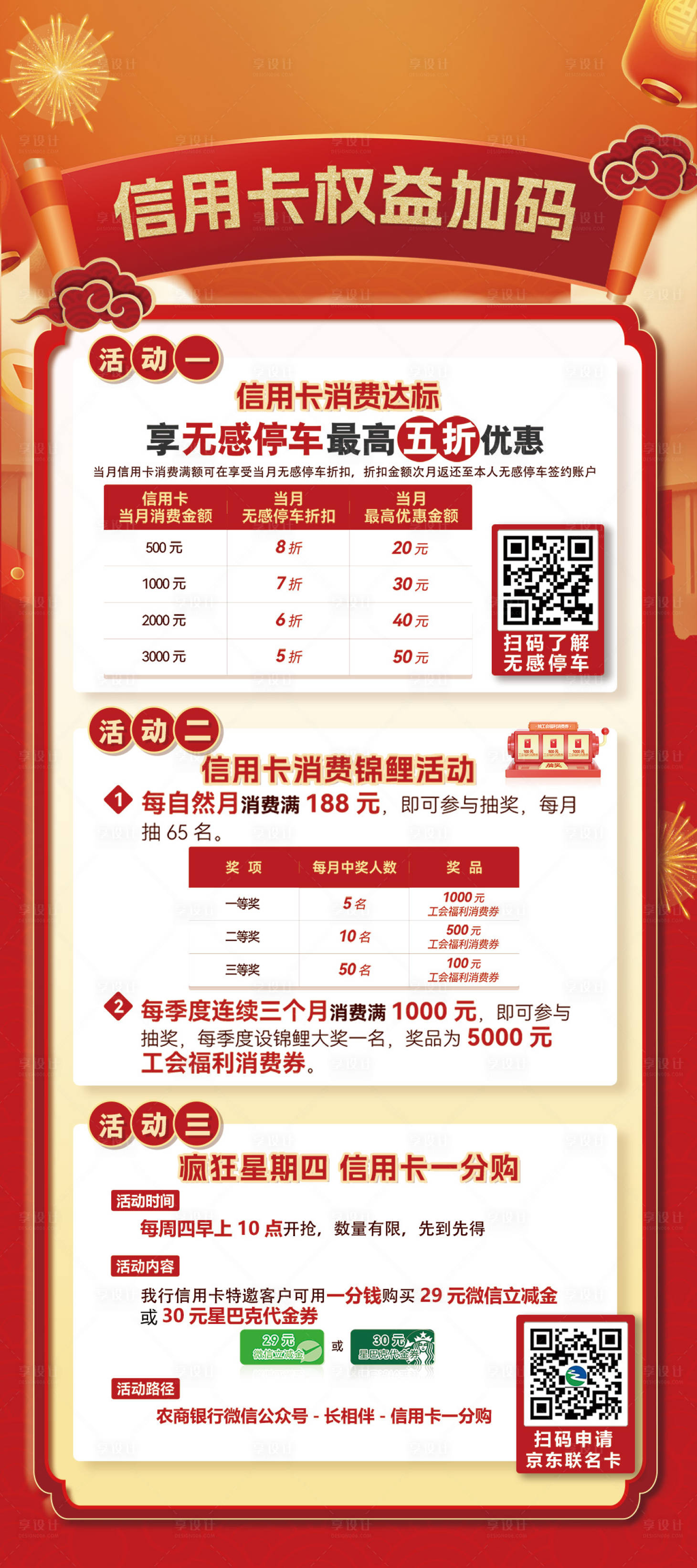 源文件下載【享設計】搜索編號：13530030025172032【信用卡權益宣傳海報】