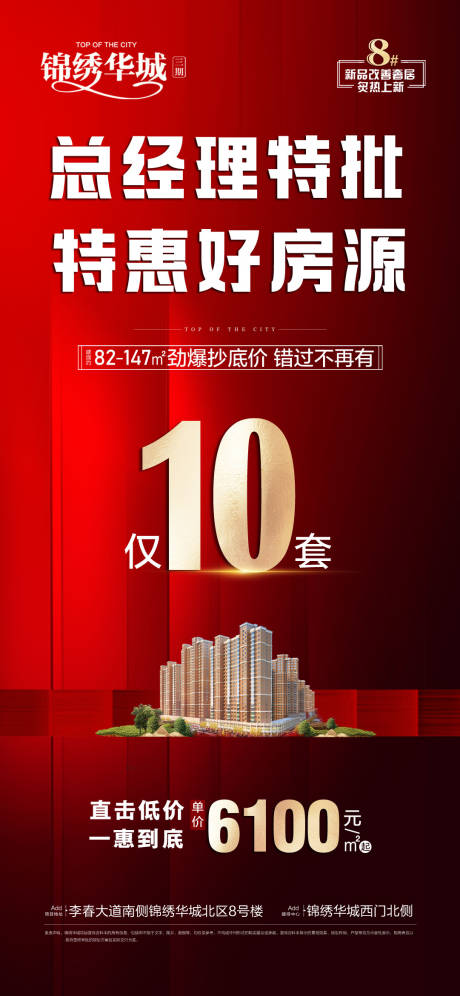 特批特惠好房海报