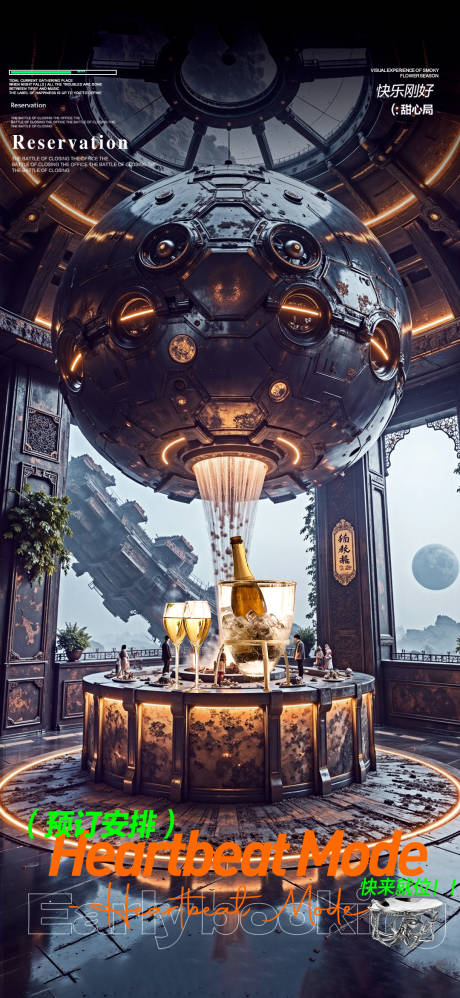 源文件下载【享设计】搜索编号：18350030104737935【酒吧海报质感品质日常邀约】