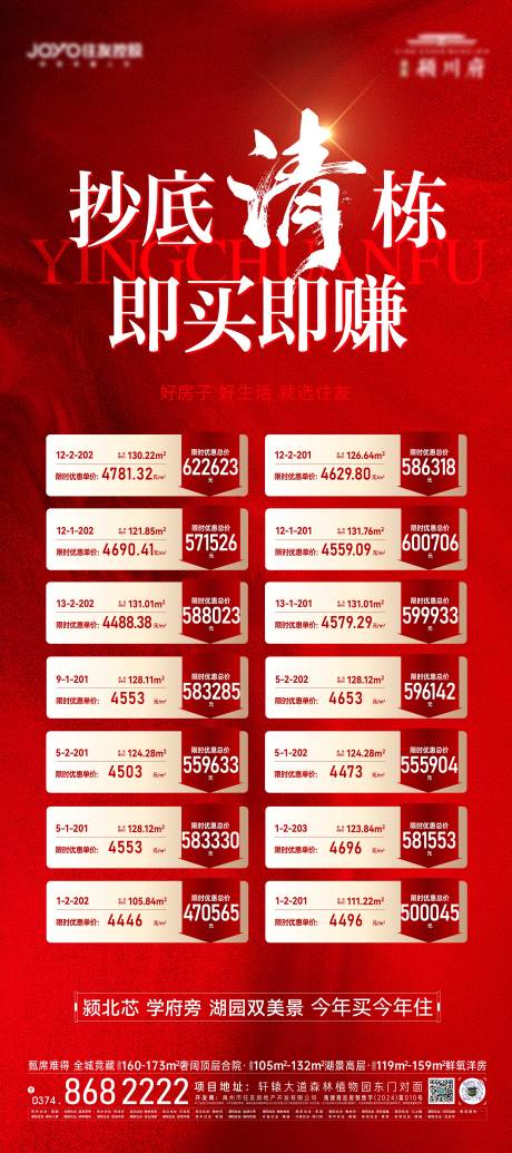 源文件下载【地产价格清单展架】编号：39770030231622728