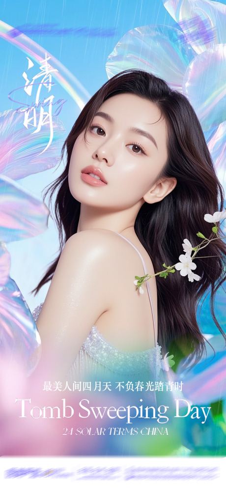 源文件下載【清明節醫美海報】編號：12530029901615370