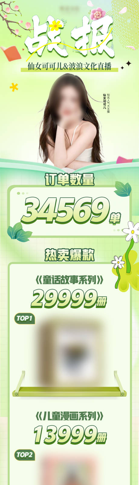 源文件下载【直播战报海报】编号：40540030145906133