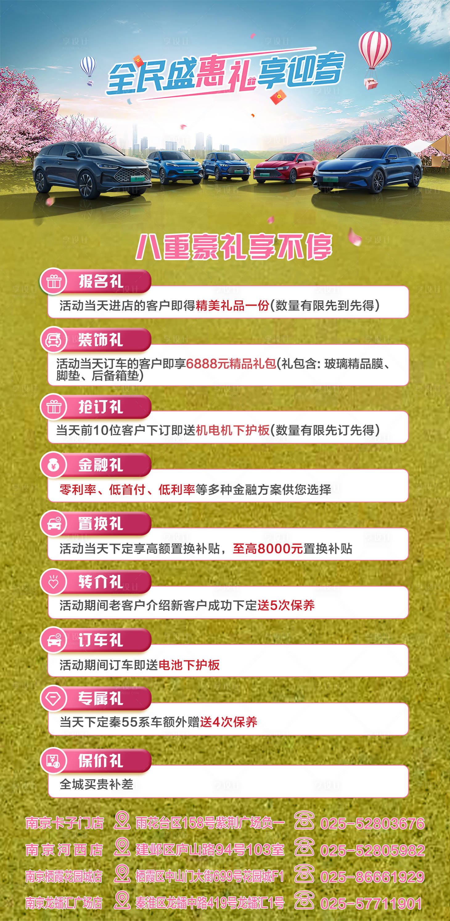 源文件下載【享設計】搜索編號：27720030118051085【汽車政策春季海報】