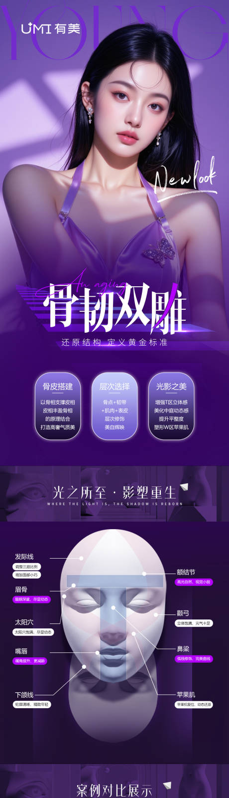 医美抗衰骨相项目长图