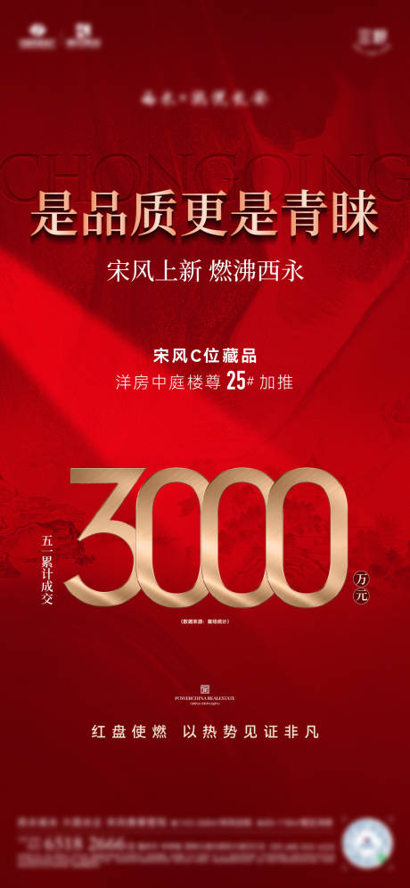 源文件下載【享設計】搜索編號：63030030506675525【紅色業績海報】
