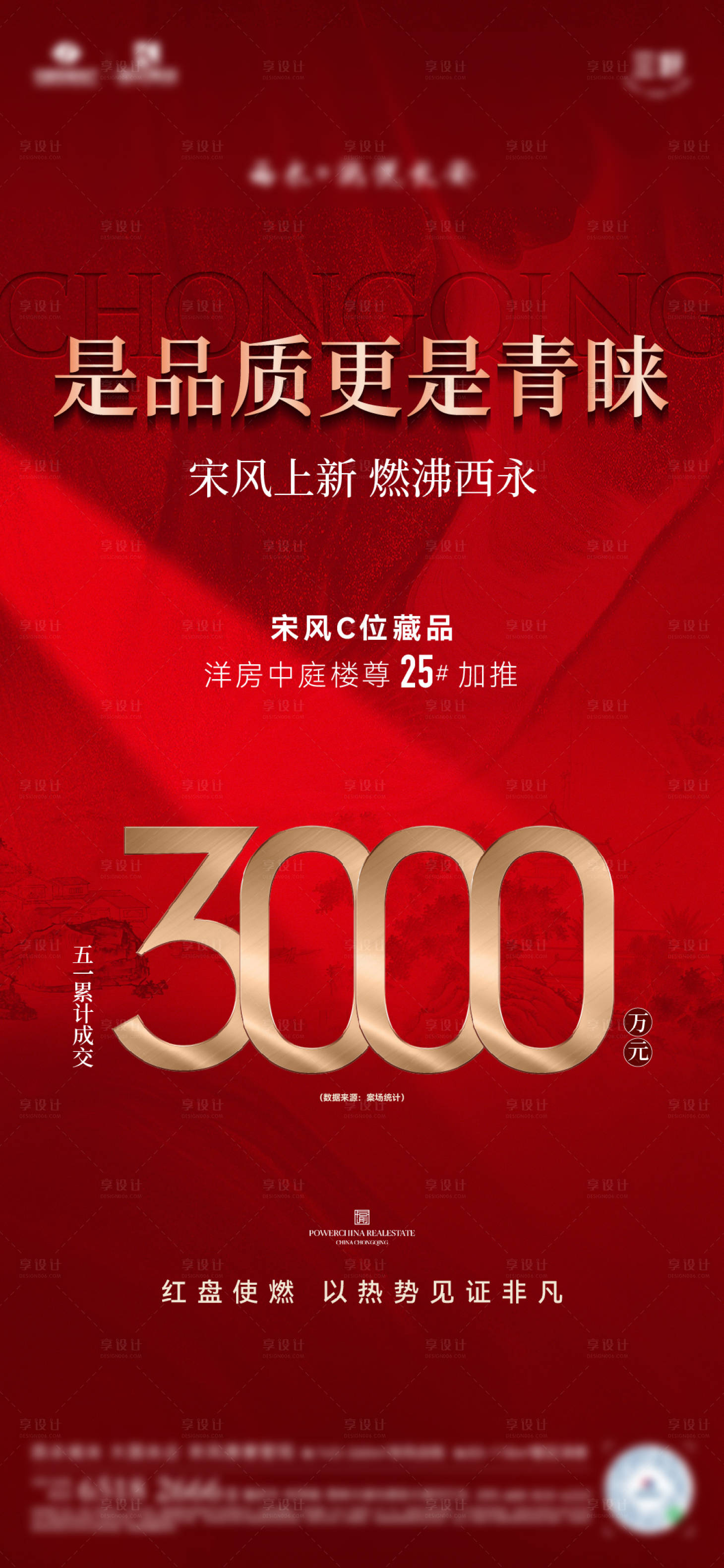源文件下載【享設(shè)計】搜索編號：63030030506675525【紅色業(yè)績海報】