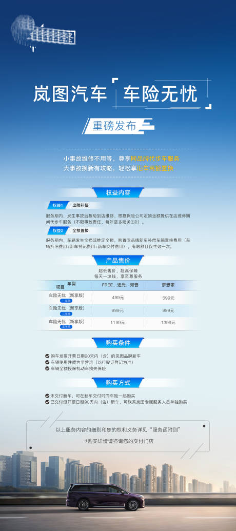 汽车车险海报