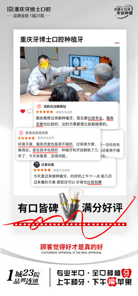 源文件下载【享设计】搜索编号：82870030191788115【口腔种牙宣传海报】