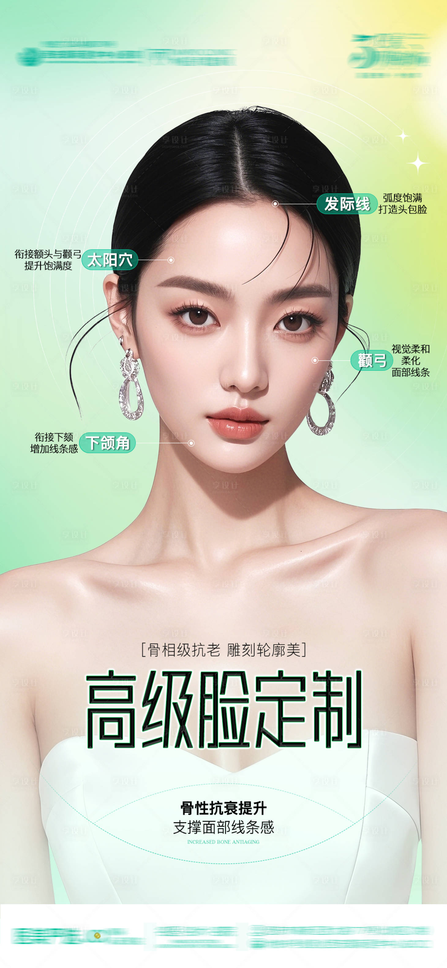 源文件下載【享設計】搜索編號：51870030352468969【醫(yī)美高級臉定制海報】